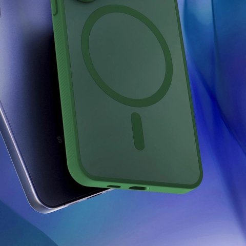 Etui 3mk Smoke MagCase na iPhone 16 Pro Max - zielone-półprzezroczyste 3mk Protection
