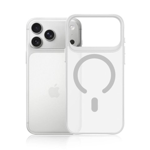 Etui 3mk Smoke MagCase na iPhone 17 Pro Max - białe-półprzezroczyste 3mk Protection
