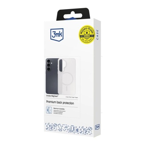 Etui 3mk Smoke MagCase na iPhone 17 Pro - białe-półprzezroczyste 3mk Protection