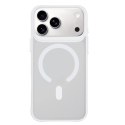 Etui 3mk Smoke MagCase na iPhone 17 Pro - białe-półprzezroczyste 3mk Protection