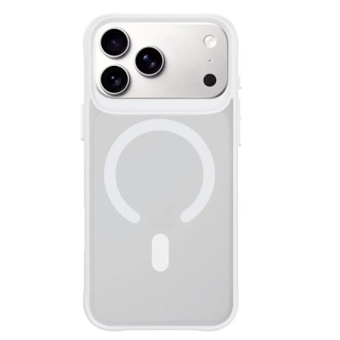 Etui 3mk Smoke MagCase na iPhone 17 Pro - białe-półprzezroczyste 3mk Protection