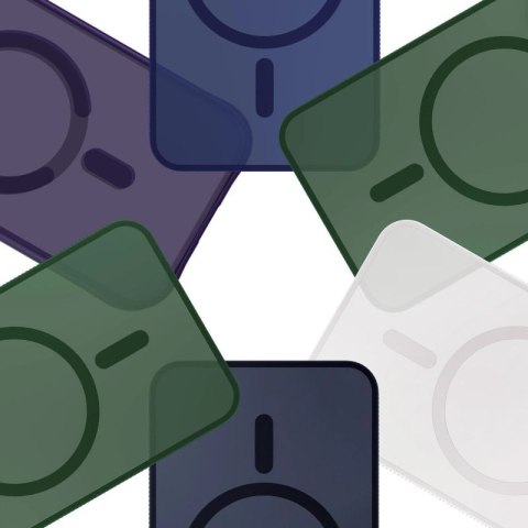 Etui 3mk Smoke MagCase na iPhone 17 Pro - białe-półprzezroczyste 3mk Protection