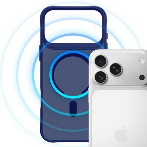 Etui 3mk Smoke MagCase na iPhone 17 Pro - niebieskie-półprzezroczyste 3mk Protection