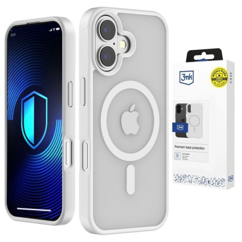 Etui 3mk Smoke MagCase na iPhone 17 - białe-półprzezroczyste 3mk Protection