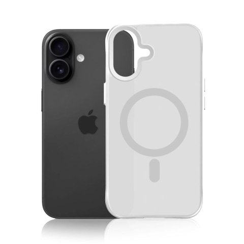 Etui 3mk Smoke MagCase na iPhone 17 - białe-półprzezroczyste 3mk Protection