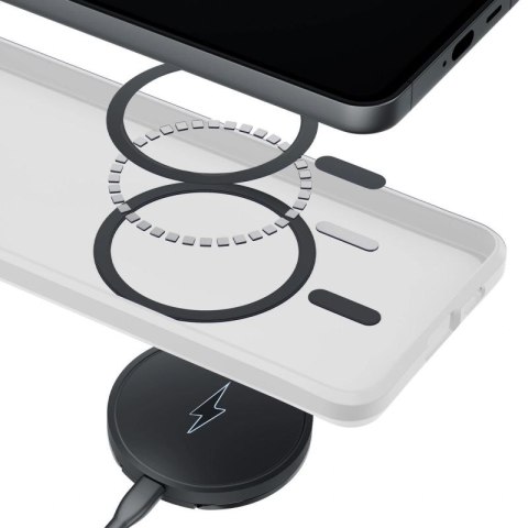 Etui 3mk Smoke MagCase na iPhone 17 - białe-półprzezroczyste 3mk Protection