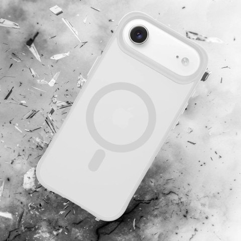 Etui 3mk Smoke MagCase na iPhone Air - białe-półprzezroczyste 3mk Protection