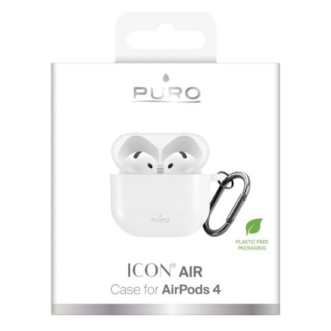 Etui Puro Icon na AirPods 4 - białe Puro