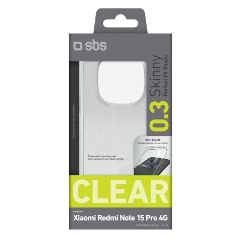 Etui SBS Skinny Cover na Xiaomi Redmi Note 15 Pro 4G - przezroczyste SBS