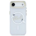 Etui Karl Lagerfeld IML Choupettes Karl Script Logo MagSafe na iPhone Air - przezroczyste Karl Lagerfeld