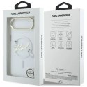 Etui Karl Lagerfeld IML Choupettes Karl Script Logo MagSafe na iPhone Air - przezroczyste Karl Lagerfeld