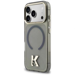 Etui Karl Lagerfeld IML K Head Logo MagSafe na iPhone 17 Pro - czarne Karl Lagerfeld