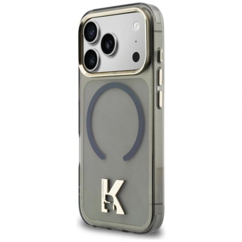 Etui Karl Lagerfeld IML K Head Logo MagSafe na iPhone 17 Pro - czarne Karl Lagerfeld