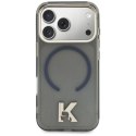 Etui Karl Lagerfeld IML K Head Logo MagSafe na iPhone 17 Pro - czarne Karl Lagerfeld