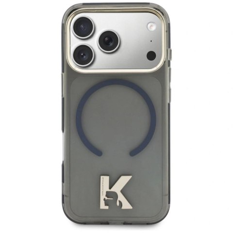 Etui Karl Lagerfeld IML K Head Logo MagSafe na iPhone 17 Pro - czarne Karl Lagerfeld