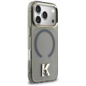 Etui Karl Lagerfeld IML K Head Logo MagSafe na iPhone 17 Pro - czarne Karl Lagerfeld