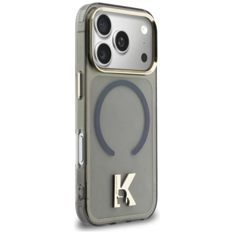 Etui Karl Lagerfeld IML K Head Logo MagSafe na iPhone 17 Pro - czarne Karl Lagerfeld