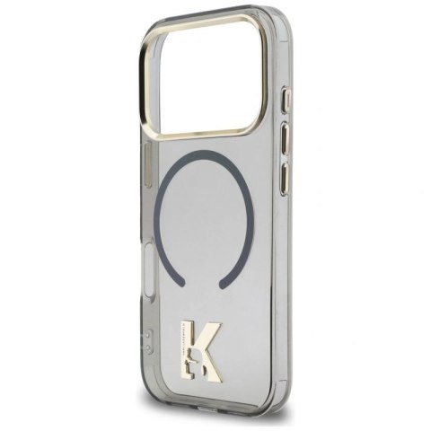 Etui Karl Lagerfeld IML K Head Logo MagSafe na iPhone 17 Pro - czarne Karl Lagerfeld