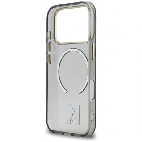 Etui Karl Lagerfeld IML K Head Logo MagSafe na iPhone 17 Pro - czarne Karl Lagerfeld