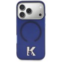 Etui Karl Lagerfeld IML K Head Logo MagSafe na iPhone 17 Pro - niebieskie Karl Lagerfeld