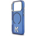 Etui Karl Lagerfeld IML K Head Logo MagSafe na iPhone 17 Pro - niebieskie Karl Lagerfeld