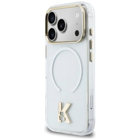 Etui Karl Lagerfeld IML K Head Logo MagSafe na iPhone 17 Pro - przezroczyste Karl Lagerfeld