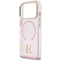 Etui Karl Lagerfeld IML K Head Logo MagSafe na iPhone 17 Pro - różowe Karl Lagerfeld