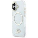 Etui Karl Lagerfeld IML KL Script Logo MagSafe na iPhone 17 - przezroczyste Karl Lagerfeld