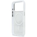 Etui Karl Lagerfeld IML Karl & Choupette Peekaboo Logo MagSafe na iPhone 17 Pro Max - białe Karl Lagerfeld