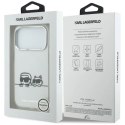 Etui Karl Lagerfeld IML Karl & Choupette Peekaboo Logo MagSafe na iPhone 17 Pro - białe Karl Lagerfeld