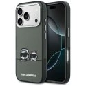 Etui Karl Lagerfeld IML Karl & Choupette Peekaboo Logo MagSafe na iPhone 17 Pro - czarne Karl Lagerfeld