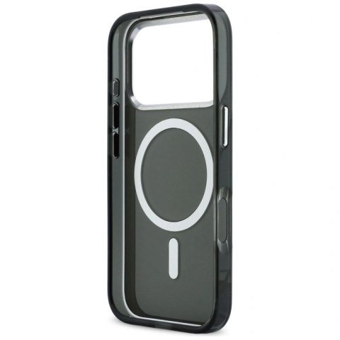 Etui Karl Lagerfeld IML Karl & Choupette Peekaboo Logo MagSafe na iPhone 17 Pro - czarne Karl Lagerfeld