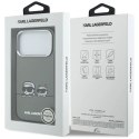 Etui Karl Lagerfeld IML Karl & Choupette Peekaboo Logo MagSafe na iPhone 17 Pro - czarne Karl Lagerfeld