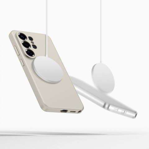Etui Tech-Protect Silicone MagSafe na Samsung Galaxy S26 Ultra - beżowe Tech-Protect