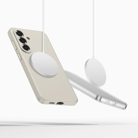 Etui Tech-Protect Silicone MagSafe na Samsung Galaxy S26+ - beżowe Tech-Protect