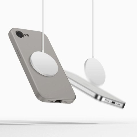 Etui Tech-Protect Silicone MagSafe na iPhone 16e / 17e - szare Tech-Protect