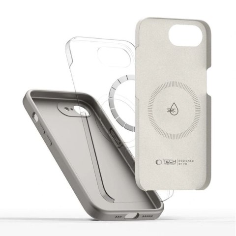 Etui Tech-Protect Silicone MagSafe na iPhone 16e / 17e - szare Tech-Protect