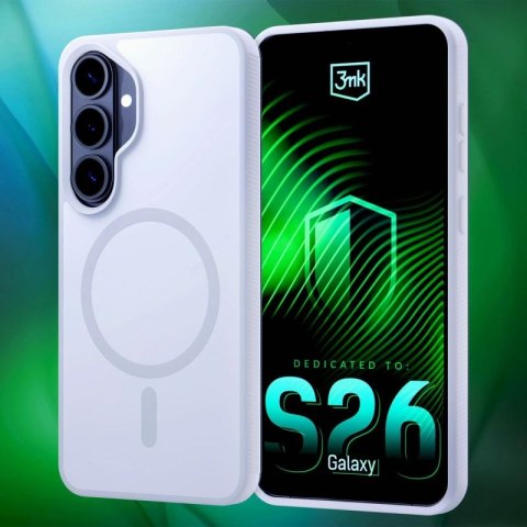 Etui 3mk Smoke MagCase na Samsung Galaxy S26 - białe 3mk Protection