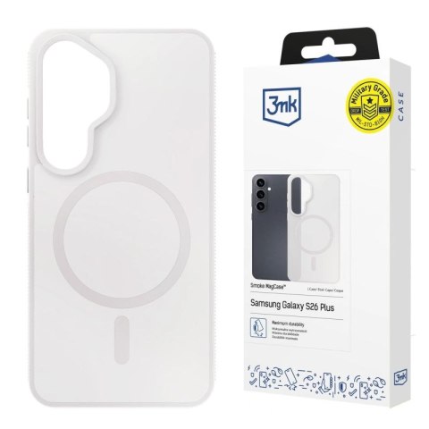 Etui 3mk Smoke MagCase na Samsung Galaxy S26 - białe 3mk Protection