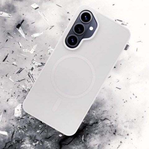Etui 3mk Smoke MagCase na Samsung Galaxy S26 - białe 3mk Protection