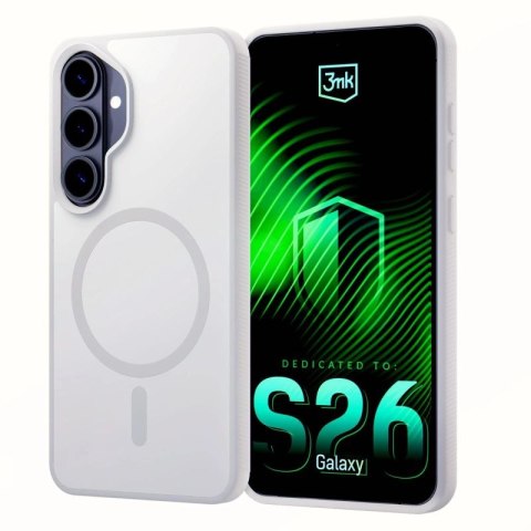Etui 3mk Smoke MagCase na Samsung Galaxy S26+ - białe 3mk Protection