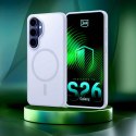 Etui 3mk Smoke MagCase na Samsung Galaxy S26+ - białe 3mk Protection