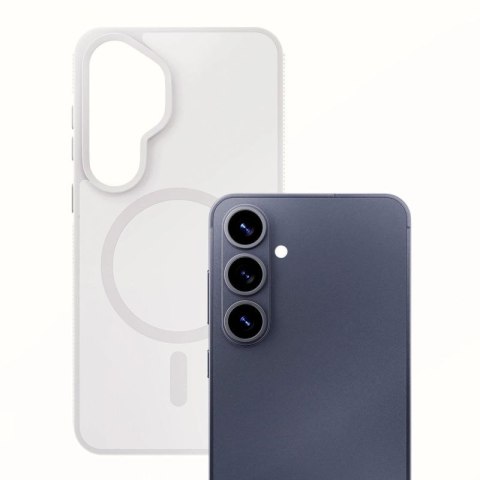 Etui 3mk Smoke MagCase na Samsung Galaxy S26+ - białe 3mk Protection