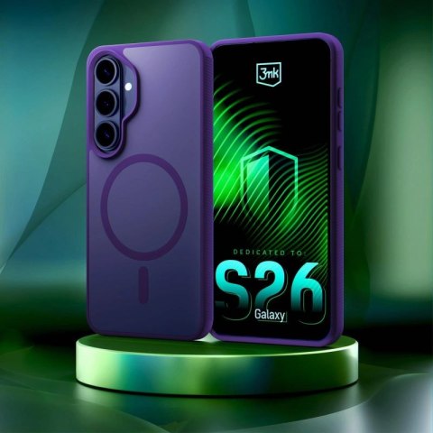 Etui 3mk Smoke MagCase na Samsung Galaxy S26 - fioletowe 3mk Protection