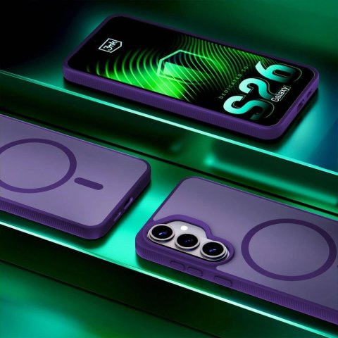 Etui 3mk Smoke MagCase na Samsung Galaxy S26 - fioletowe 3mk Protection