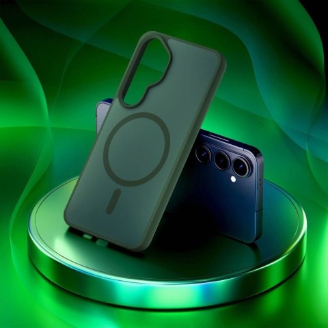 Etui 3mk Smoke MagCase na Samsung Galaxy S26 - zielone 3mk Protection