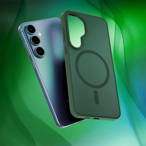 Etui 3mk Smoke MagCase na Samsung Galaxy S26+ - zielone 3mk Protection