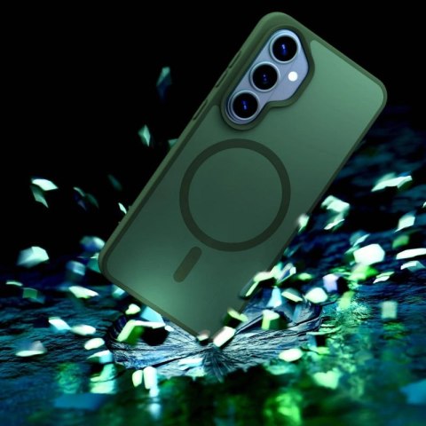 Etui 3mk Smoke MagCase na Samsung Galaxy S26+ - zielone 3mk Protection