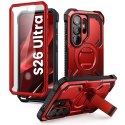 Etui Supcase ArmorBox Mag MagSafe na Samsung Galaxy S26 Ultra - czerwono-czarne Supcase