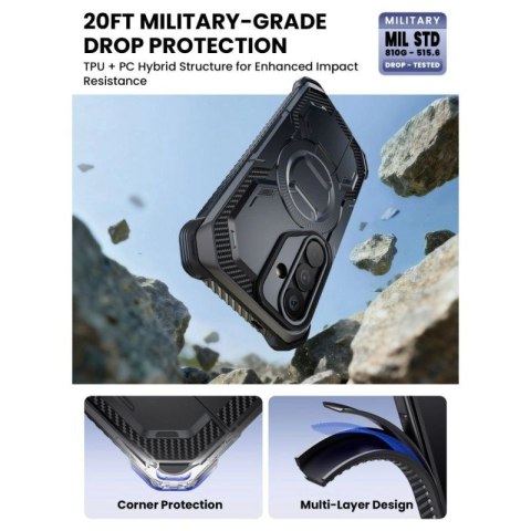 Etui Supcase ArmorBox Mag MagSafe na Samsung Galaxy S26 - czarne Supcase